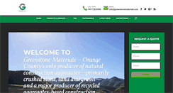 Desktop Screenshot of greenstonematerials.com
